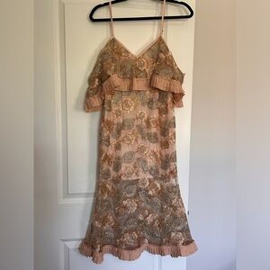 Few Moda Glistening Embroidered Dress